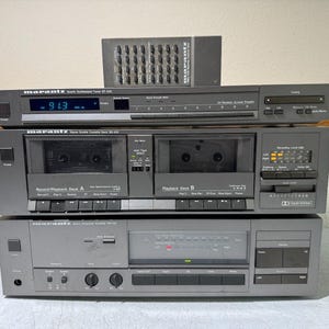 Marantz PM-432 HiFi Stereo Stack Amplifier Cassette Deck Tuner Vintage Audio