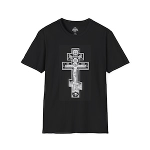 Orthodox/Eastern Catholic T-Shirt, Christian Apparel, Unisex Softstyle, Gift for Believers, Cross, Double Headed Eagle