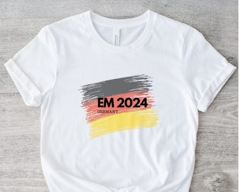 EM 2024 Shirt, T-Shirt Deutschland, Deutschland EM, Fussball EM 2024, Familien T-Shirt 2024, Europameisterschaft 2024