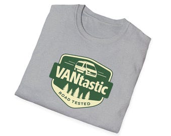 VANTastic Van Badge T-Shirt | Van logo, Road Tested Outdoors