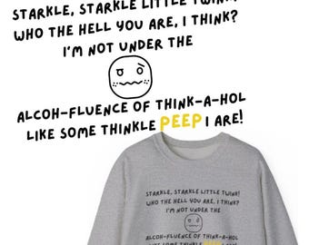 Starkle Little Twink Sweatshirt | Funny Parody Poem Crewneck