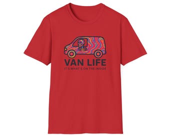 Van Life psychedelic van T-Shirt   |   Campervan graphic tee   |   Its Whats on the Inside