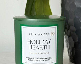 Holiday Hearth Luxury Scented Candle