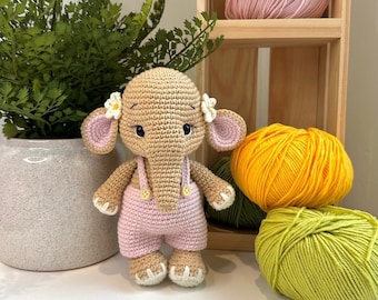 Modèle bébé éléphant au crochet (FR)