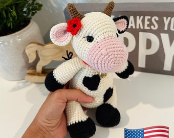 Cow crochet pattern (ENG)