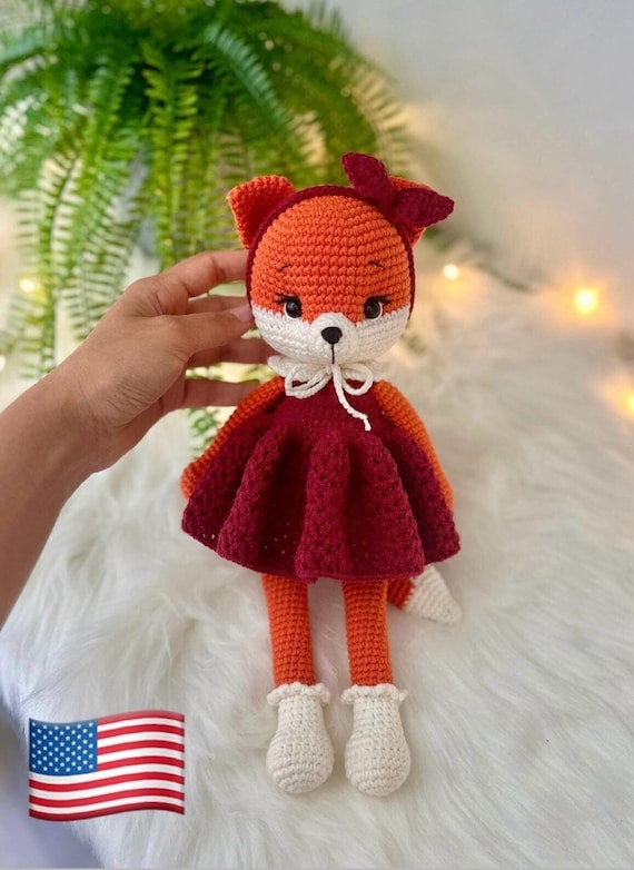 Crochet Fox Pattern (ENG) - Etsy Crochet Fox Pattern (ENG) - Etsy