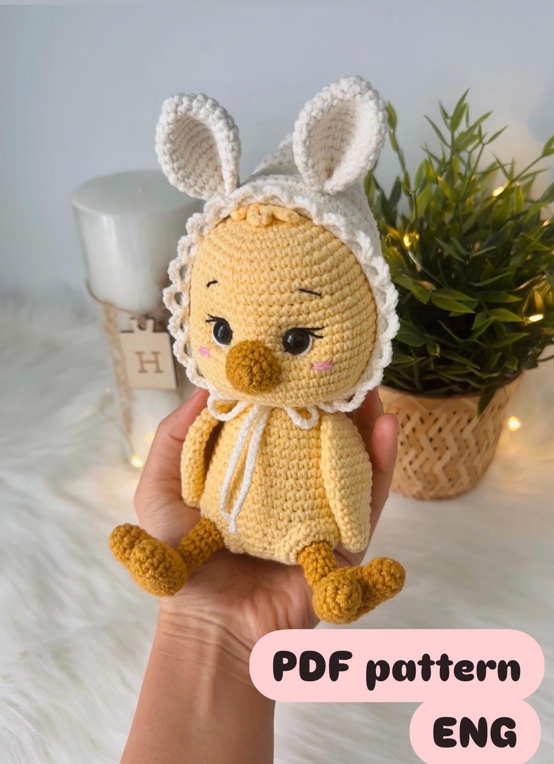 Baby Chicken Crochet Pattern (ENG) - Etsy