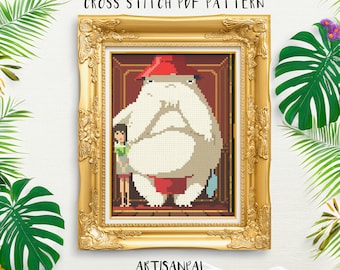 Anime Cross Stitch Pattern, Easy Embroidery Pattern, Anime Easy Stitch Tutorial, Artisan Craft, Gift for Birthdays, Included Stitch Guide
