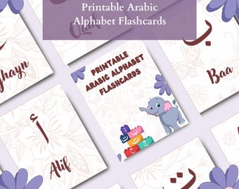 Arabic Alphabet Flashcards Arabic Letter Position Arabic Flashcards Arabic alphabet learning Islamic Flashcards for kids Arabic learning