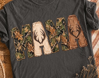 Retro Hunting Camo Mama Png, Deer Hunting Season Svg, Vintage Duck Camo Png, Fall Camo Png