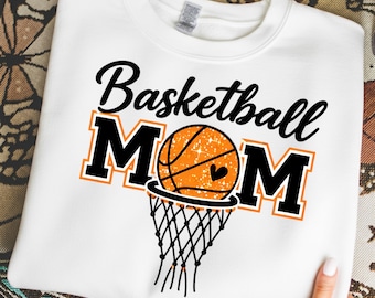Basketball Png, Basketball Mom Png, Basketball Game Day Png, Basketball Mama Png Sublimation, Retro Basketball Glitter Png Shirt Design