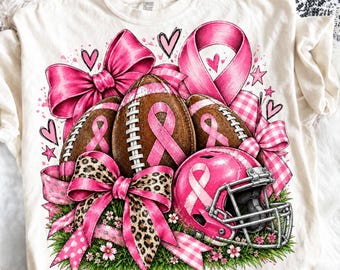 Pink Football Breast Cancer Awareness PNG, Pink Out Football Breast Cancer Png, Football Helmet Breast Cancer Awareness Png