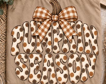 Pumpkin Season Png, Fall Vibes png, polka dots Fall Png, Preppy Checkered Bow Pumpkin Png, Retro Groovy Fall Png, Distressed Autumn Png