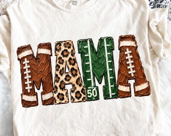 Football Mama Png Football Game Day Png, Football Mom PNG, Sports Mom Shirt Design, Trendy Mama PNG Digital Download