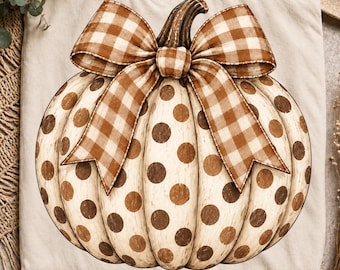 polka dots pumpkin PNG, distressed autumn png, Trendy fall design, Rustic fall png, autumn shirt design