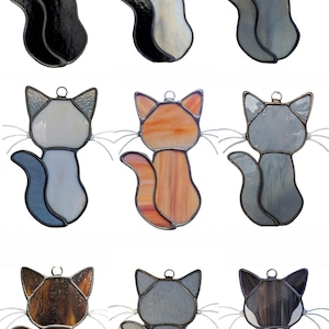 Gato de vidrieras - SOLO PATRÓN DIGITAL