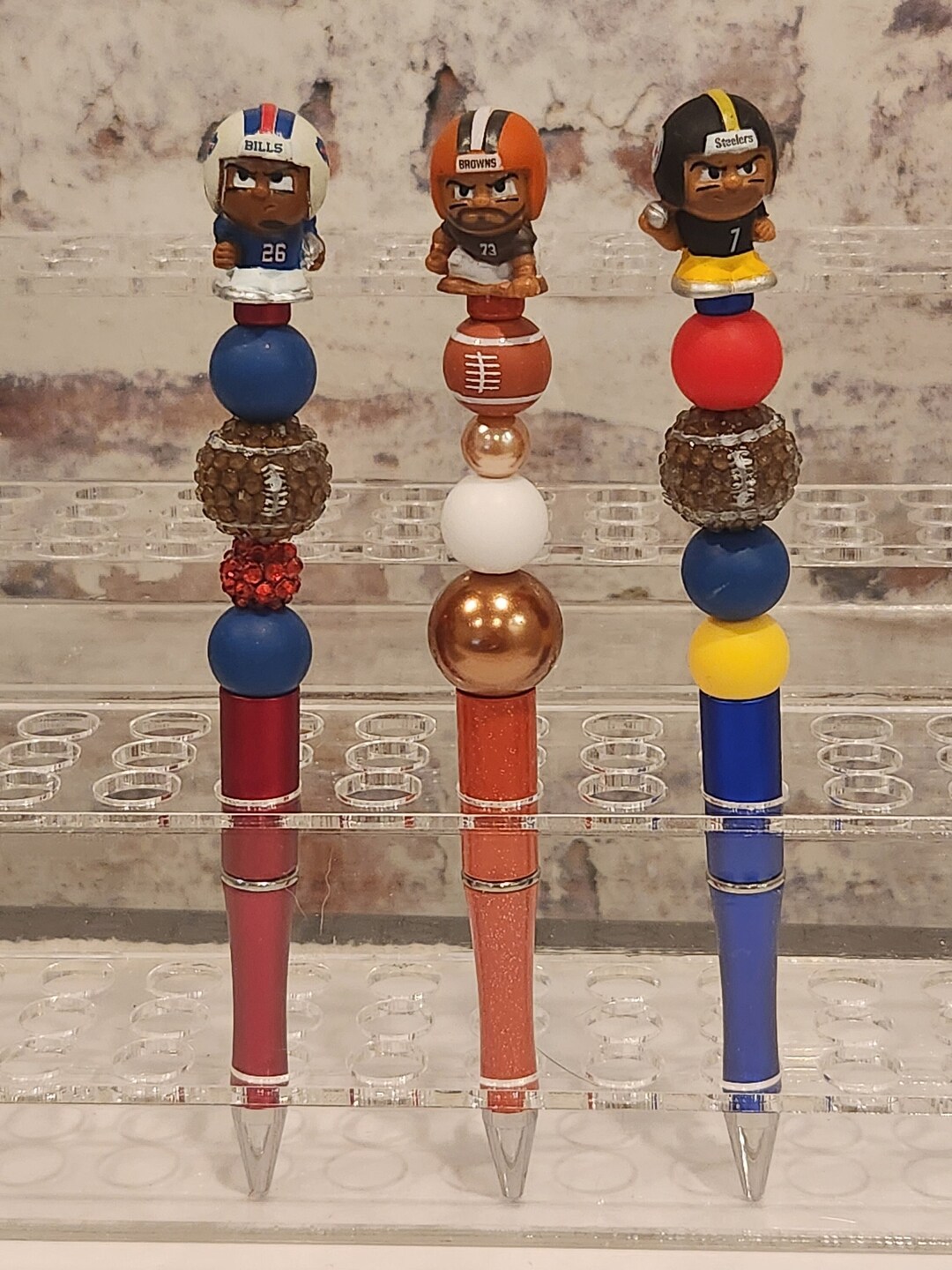 Beaded NFL Pens Etsy