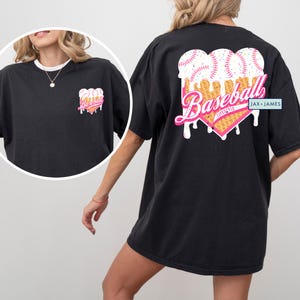 Baseball Lifestyle Comfort Colors T-shirt, Trendy Ice Cream DRIP Design for Baseball Lovers