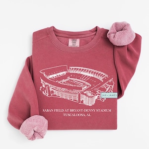 UA Stadium Sweatshirt for Bama Fans, Simple Game Day Gear, Perfect for SEC Football Lovers | Roll Tide!