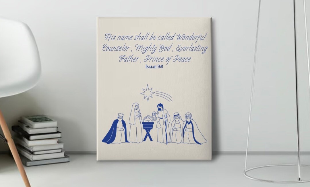 PRINTABLE Nativity Scene for Children, Holidays, Nursery - Etsy