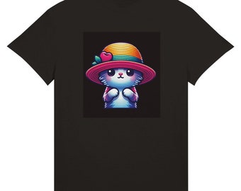 Ultra Cotton Cute Cat 4 Unisex Crewneck T-shirt | Gildan 2000