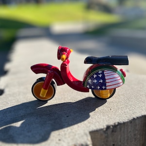 wooden scooter