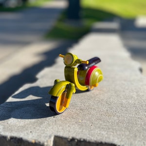 wooden scooter