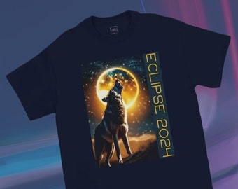 Crewneck Unisex T-shirt | Gildan 2000 Quality | Eclipse 2024 AI print | Multiple Colors