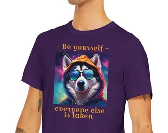 Be Yourself Tee | Classic Unisex Crewneck T-shirt | Colourful Tshirt | Quote T-shirt