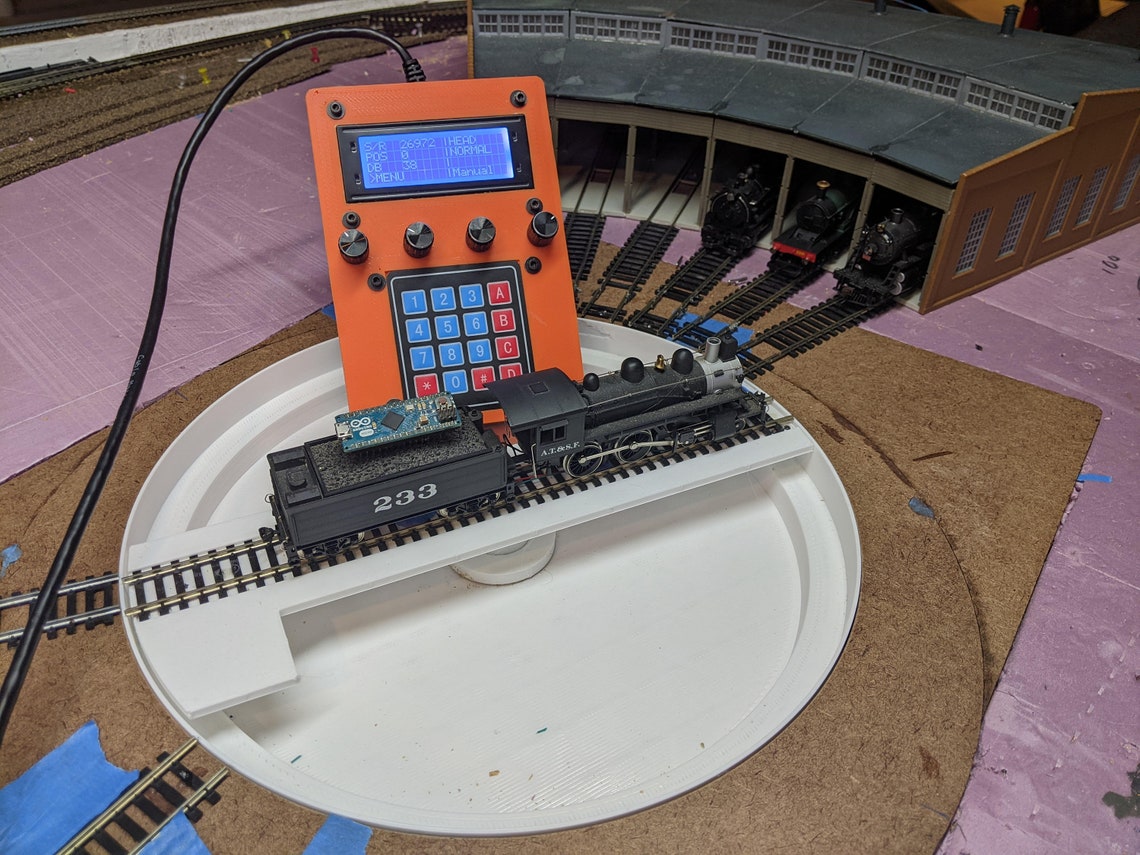 Arduino Model Railroad Turntable Controller Program Etsy