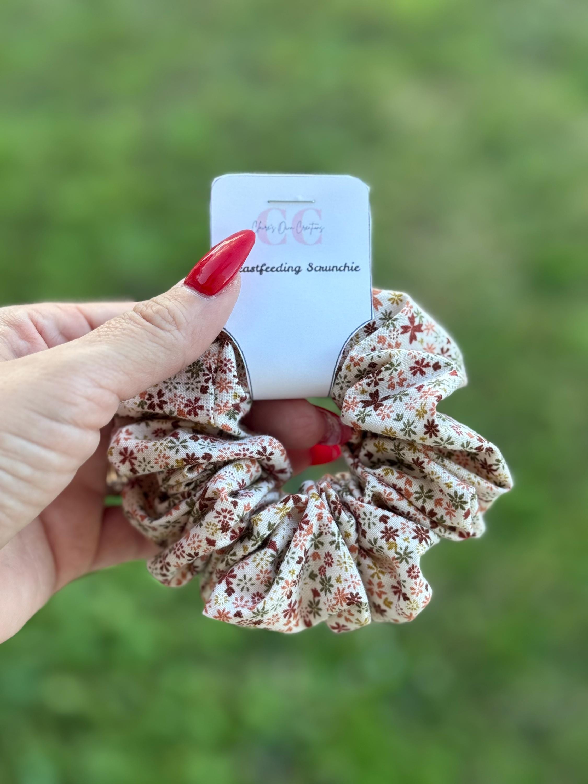 Breastfeeding Scrunchie-Snap Wristband for Nursing Moms, New Mom…