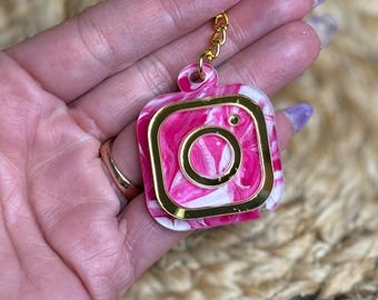 NFC Acrylic Social Media Keychain: Business Marketing Tool