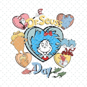 Dr.Seuss Day Shirt Png, Reading Day Png, Read Across Png, Cat In The Hat Kids Toddler T-Shirt, Reading Week Matchin, Read across America Png