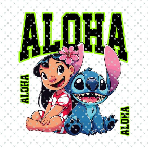 スティッチ アロハ、サーフ スティッチ PNG SVG、マジック キングダム