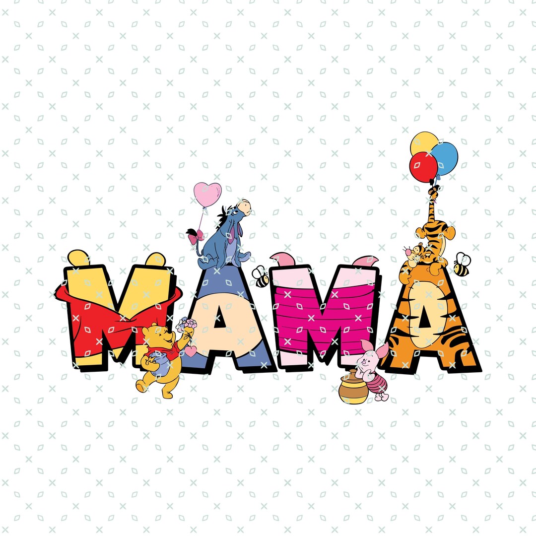 Winnie the Pooh Mama Png, Pooh Mama Png, Winnie the Pooh Png
