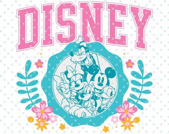 Mouse and Friends Png, Retro Mickey & Friends, Family Vacation png, Family Trip Png, Vacay Mode Png, Magic Kingdom Png, Comfort Colors Png