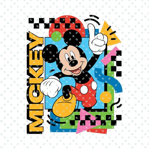 コンフォートカラーのミッキーマウス、レトロなミッキーマウス PNG