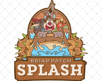 Briar Patch Splash, Splash Mountain Png, Splash Mountain Svg, Family Vacation 2024, Family Trip 2024 Png, Magical Kingdom Png, Digital File