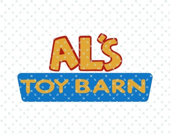 Toy Story Als Barn Png, Retro Toy Story PNG, Toy Story Friends, Vintage Toy Story, Buzz Lightyear, Tree Rex, Woody, Jessie, Digital Download