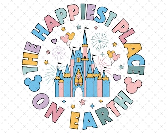 The Happiest Place On Earth Svg, Magical and Fabulous Svg, Family Trip, Colorful Vacay Mode Svg, Magical Kingdom Svg Png, Magic Castle Shirt