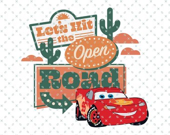Cars McQueen, Cars Png, Lightning McQueen Png, Think Fast Cars Png, Png Svg Cars Sublimation Design, Digital File Png Svg, Instant Download