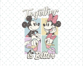 Mickey y compañía retro, Juntos es mejor, Vacaciones familiares (PNG), Viaje familiar (PNG), Modo vacaciones (PNG), Reino Mágico (PNG), Colores cómodos (PNG)