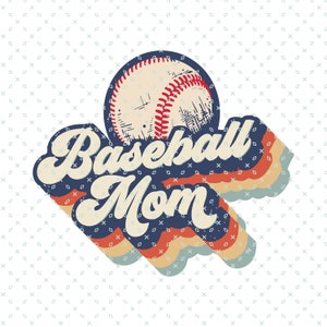 Retro Baseball Mom, Baseball Mom SVG, Baseball SVG, Baseball Shirt SVG, Baseball Mom Life svg, Supportive Mom svg, Baseball Sport, Mom Life