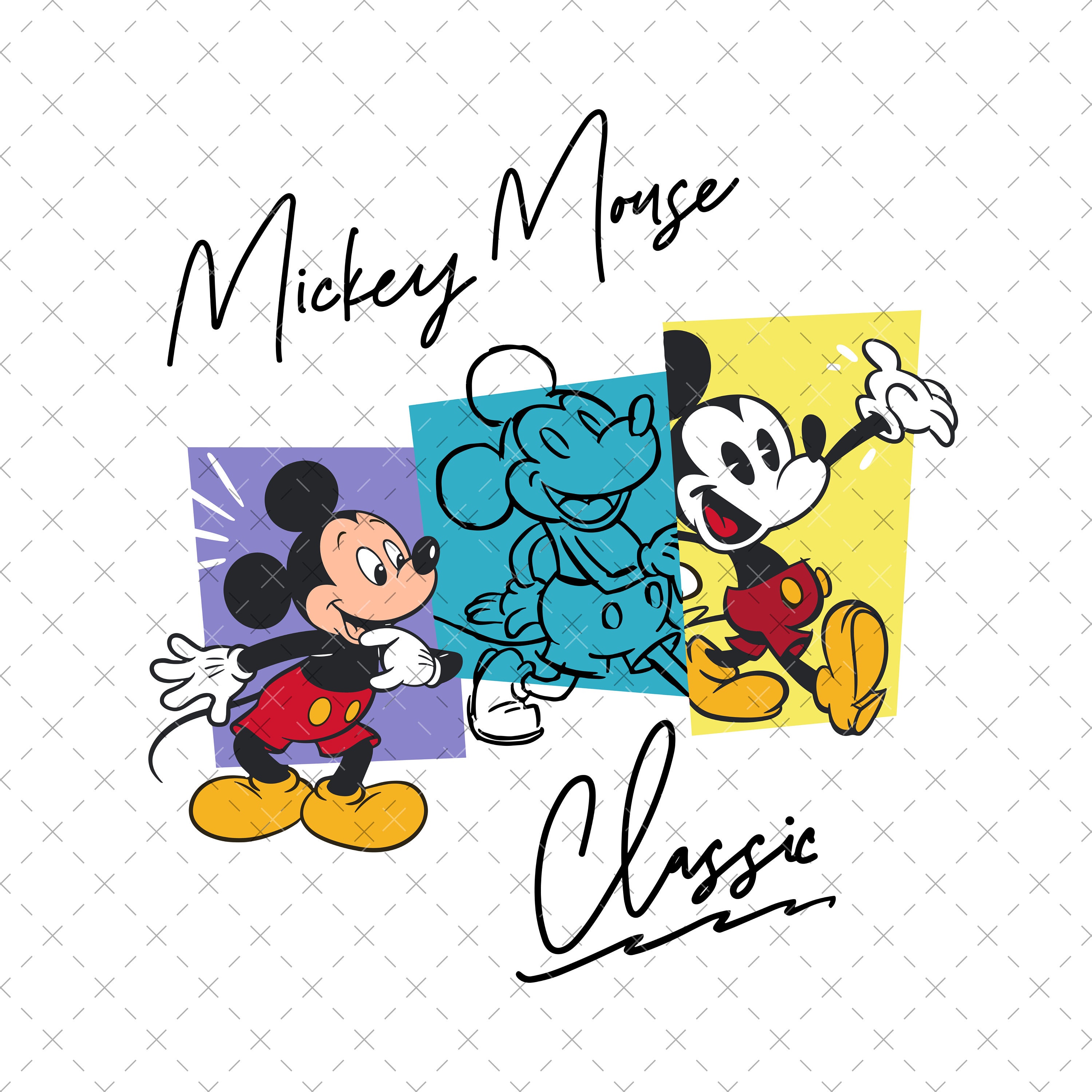 Mickey Design Feature Mickey Mouse Tshirt Design, Mickey Mouse Retro Classic, Magic Kingdom ...