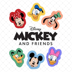 Mouse and Friends Svg, Family Vacation Svg, Mouse Best Friends Svg, Mouse and Friends Happy Face Svg, Friendship, Png Svg Files For Print