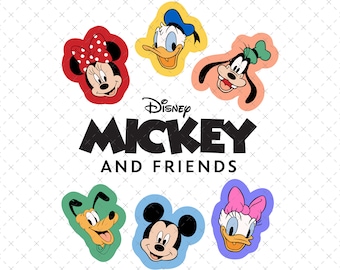 Mouse and Friends Svg, Family Vacation Svg, Mouse Best Friends Svg, Mouse and Friends Happy Face Svg, Friendship, Png Svg Files For Print