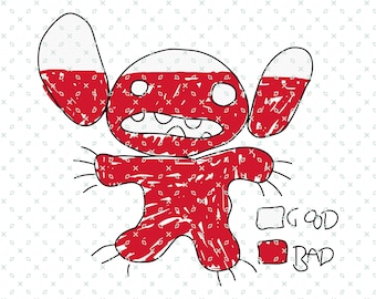 Stitch-dålighetsnivå, hög dålighetsnivå, Stitch Day Png Svg, Lilo & Stitch Aloha Tee, Magiskt kungarike-semester, semesterpresent, Stitch-vibbar