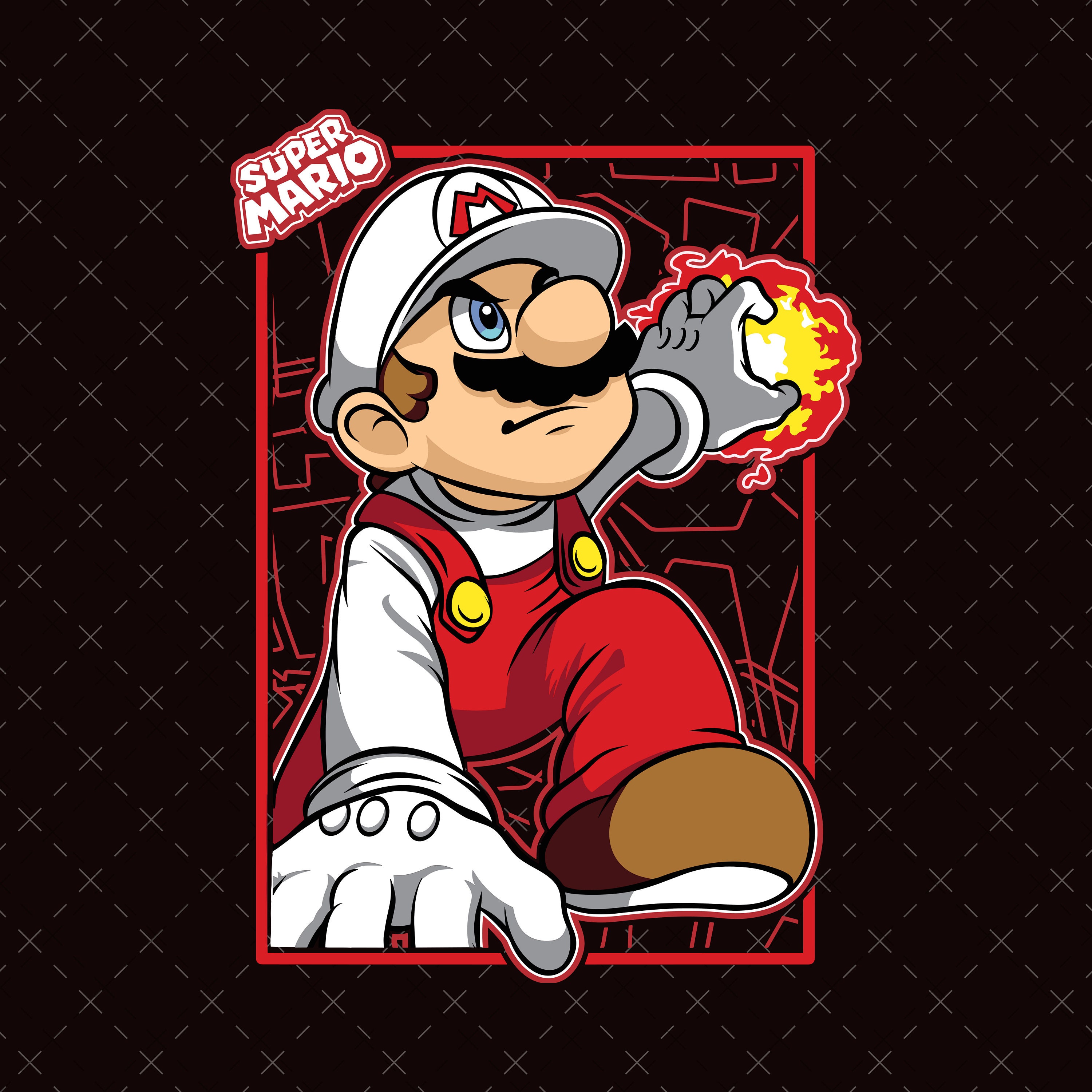 Super Mario Made Png, Super Mario Clipart, Printable Mario Png, Digital ...