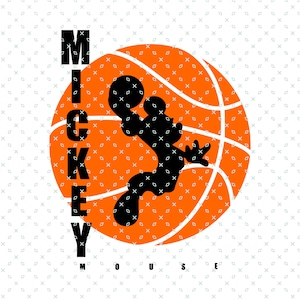 Mickey Basketball, Mickey Jordan Png, Mickkey Basketball Png Svg, Basketball Lover Gifts, Basketball Player Mickey, Mickey Sports Png Svg