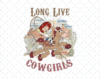 Toy Story Cowboy Vibes, Toy Story Cowgirl Vibes, Jessie Long Live Cow Girl Shirt, Vintage Toy Story Jessie, Magic Kingdom Matching Family